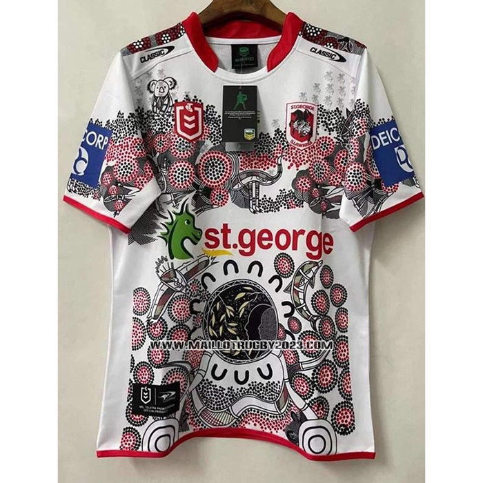 Maillot St George Illawarra Dragons Rugby 2021 Indigene
